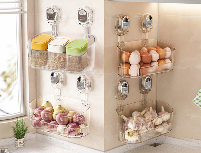 Suction Cup Storage Grid – Elegant Design for Efficient Draining