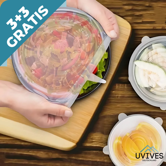 3+3 FREE | FlexLid – Keep Fresh Sustainably, No Plastic Wrap Needed!