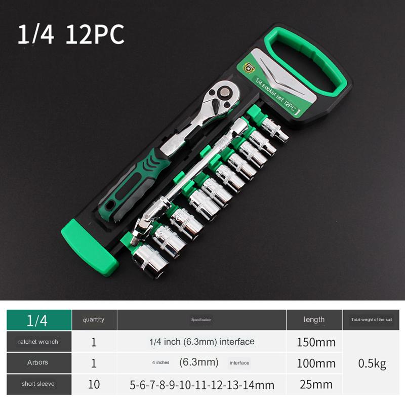 Multi-Function Wrench Tool Set for Various Sizes