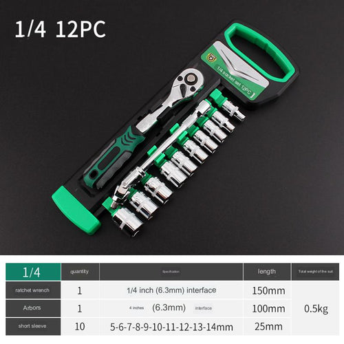 Multi-Function Wrench Tool Set for Various Sizes