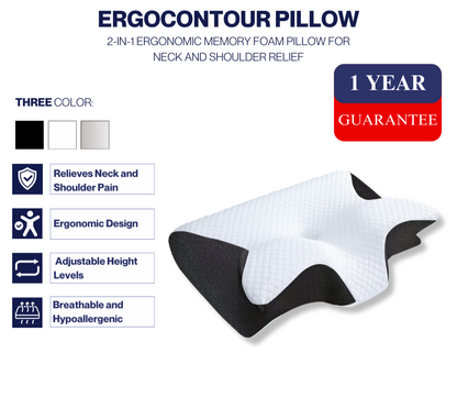Ergonomic Orthopedic Pillow for Comfortable Sleep