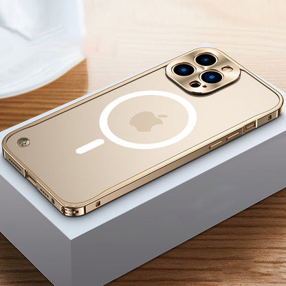 Magnetic iPhone Case with Metal Frame