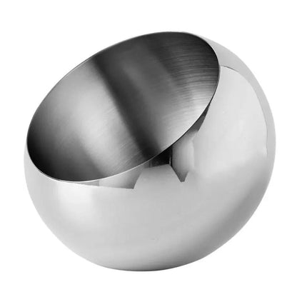 Elegant Stainless Steel Fruit Display Bowl