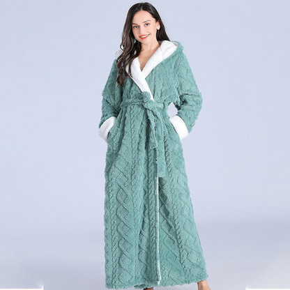 Luxurious Oversized Hooded Bathrobe