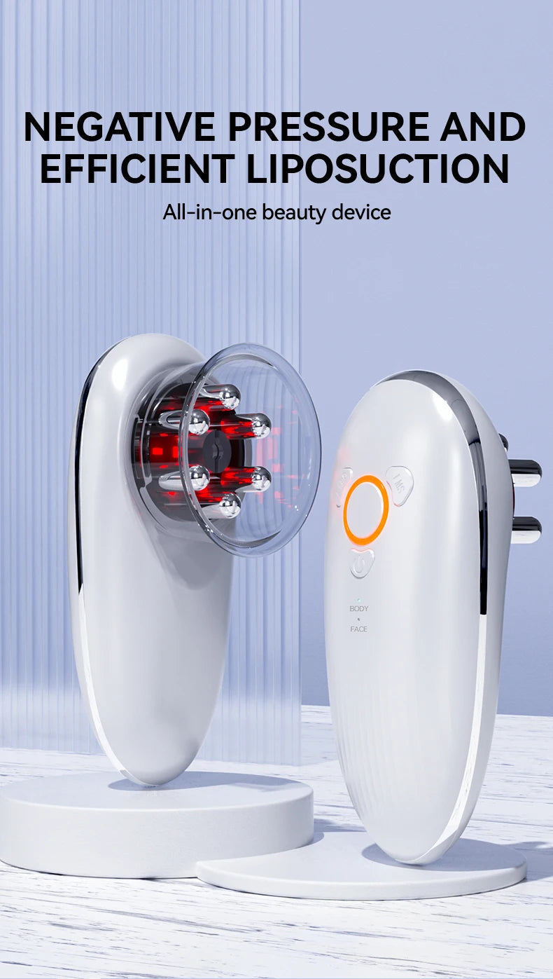 Electric Suction Cupping Massager for Face and Body with Gua Sha & Adjustable Strength