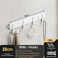 White 4 Hooks