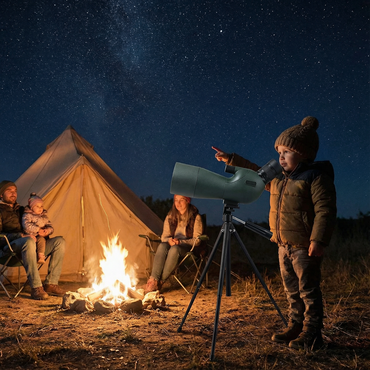 15–45x Zoom Monocular for Clear Viewing