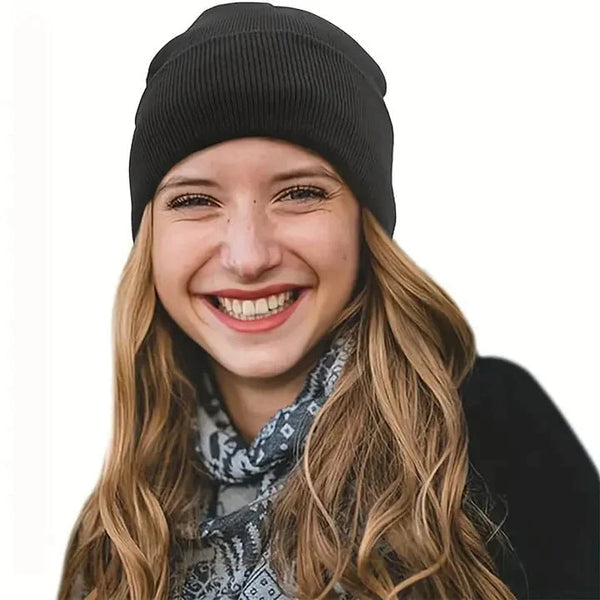 Noor Silk Winter Hat – Wool Blend with Silk for Anti-Frizz Hair Care