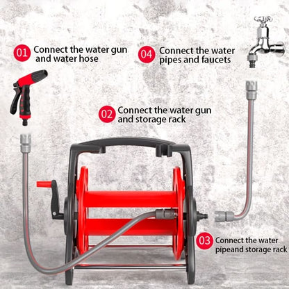 Freestanding Garden Hose for Convenient Outdoor Cleaning