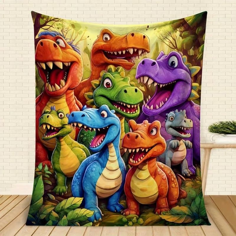 Cozy Dinosaur Blanket - Keeps Kids Warm and Sparks Imagination