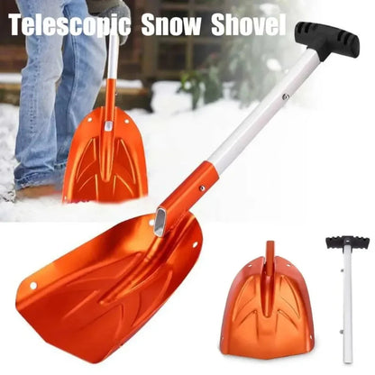 Collapsible Telescopic Snow Shovel – Lightweight Aluminium Alloy for Car, Garden & Winter Use