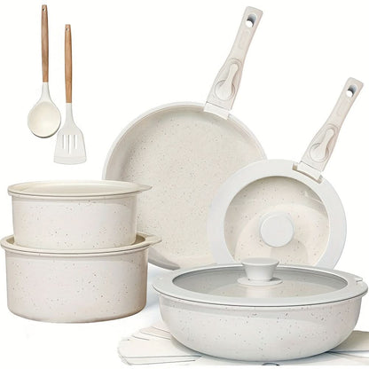 Ceramic Cookware Set for Tidy Contemporary Kitchens