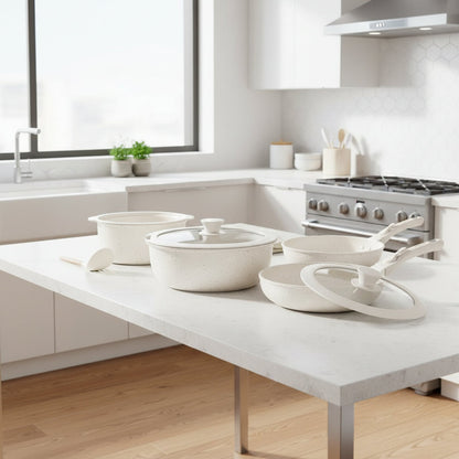 Ceramic Cookware Set for Tidy Contemporary Kitchens