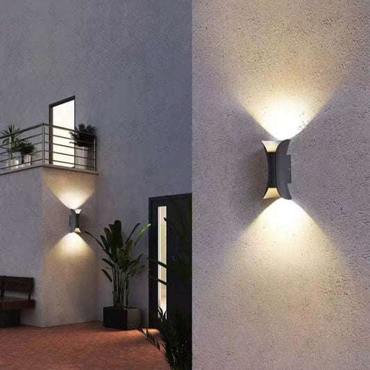 Outdoor Wall-Mounted LED Light Fixture for Exterior Spaces