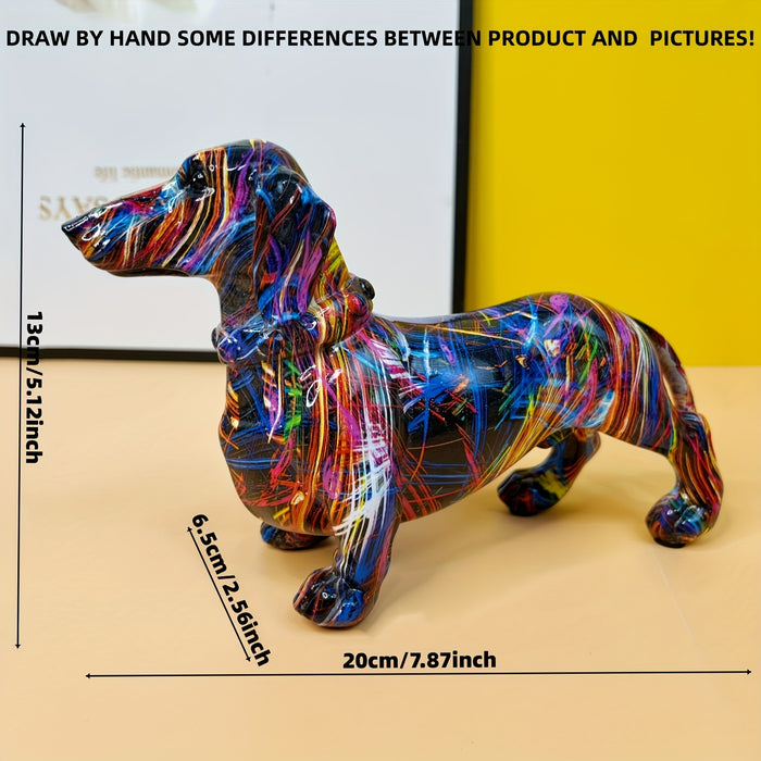 Colorful Dachshund Artwork for a Playful Home Atmosphere