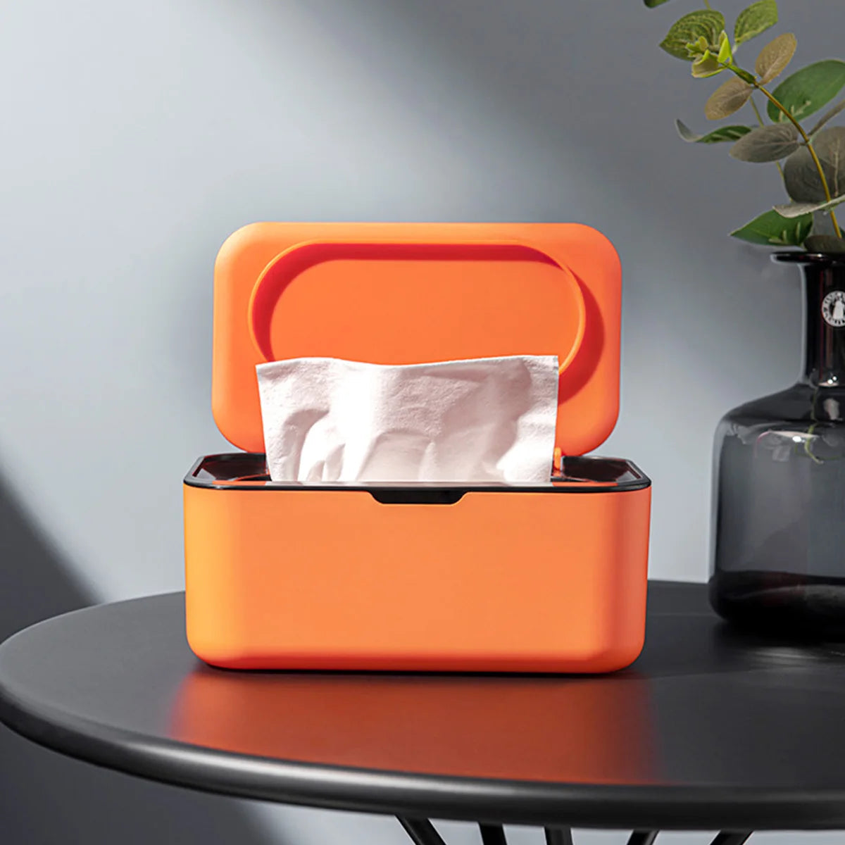 Moist Towelettes Dispenser with Lid | High Capacity | Airtight and Dustproof