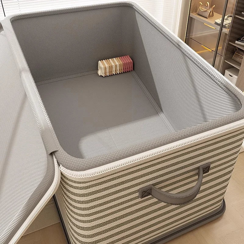 Folding Storage Box with Combination Lock | Perfect for Clothes and Blankets