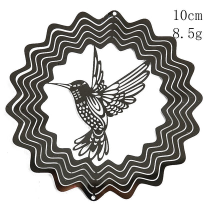 3D Life Tree Wind Chime | Stainless Steel | 10 cm | Reflective Mirror Effect