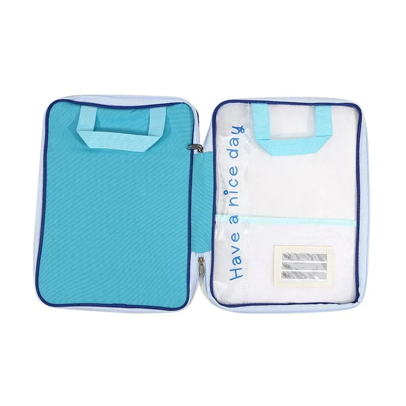 A4 Document Bag | Waterproof & Transparent | Spacious with Carry Handle