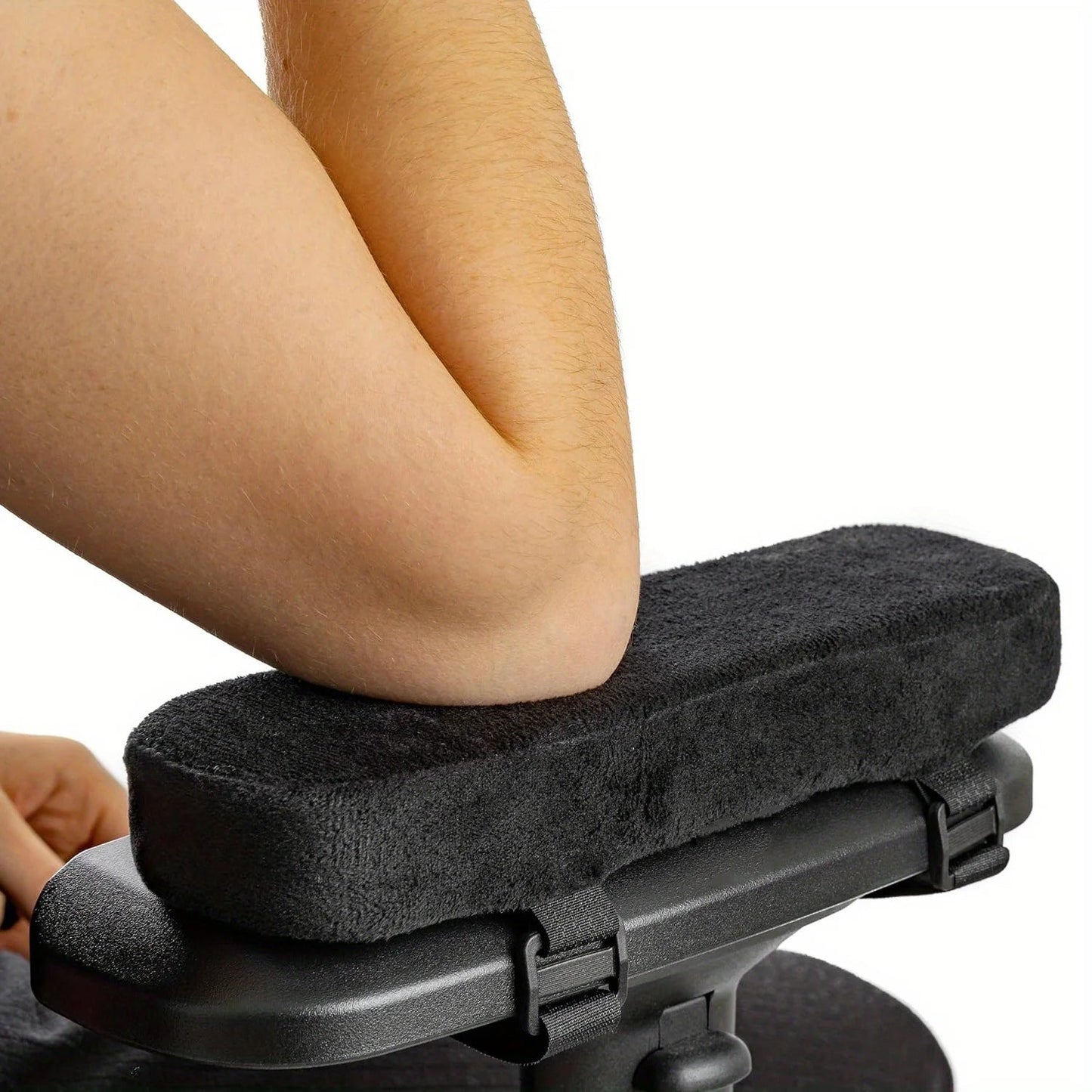 Memory Foam Elbow Support Pillow | Ergonomic Armrest Cushion with Removable Velvet Cover