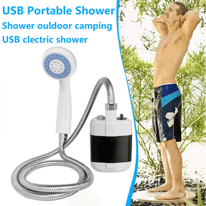 Portable Rechargeable Shower with One-Touch Control | 4–5 L/min Flow Rate | Ideal for Camping, Pets & Car Cleaning