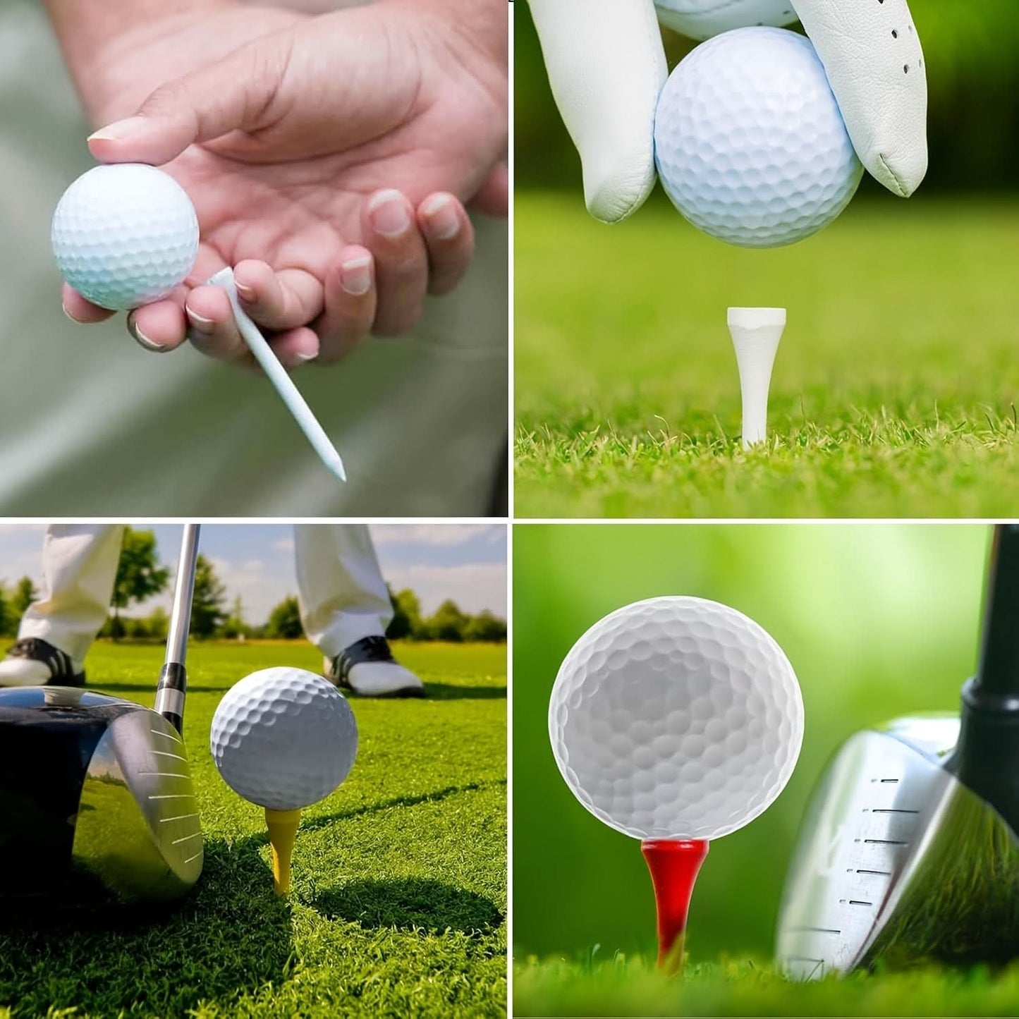100-Pack of High-Quality Wooden Golf Tees