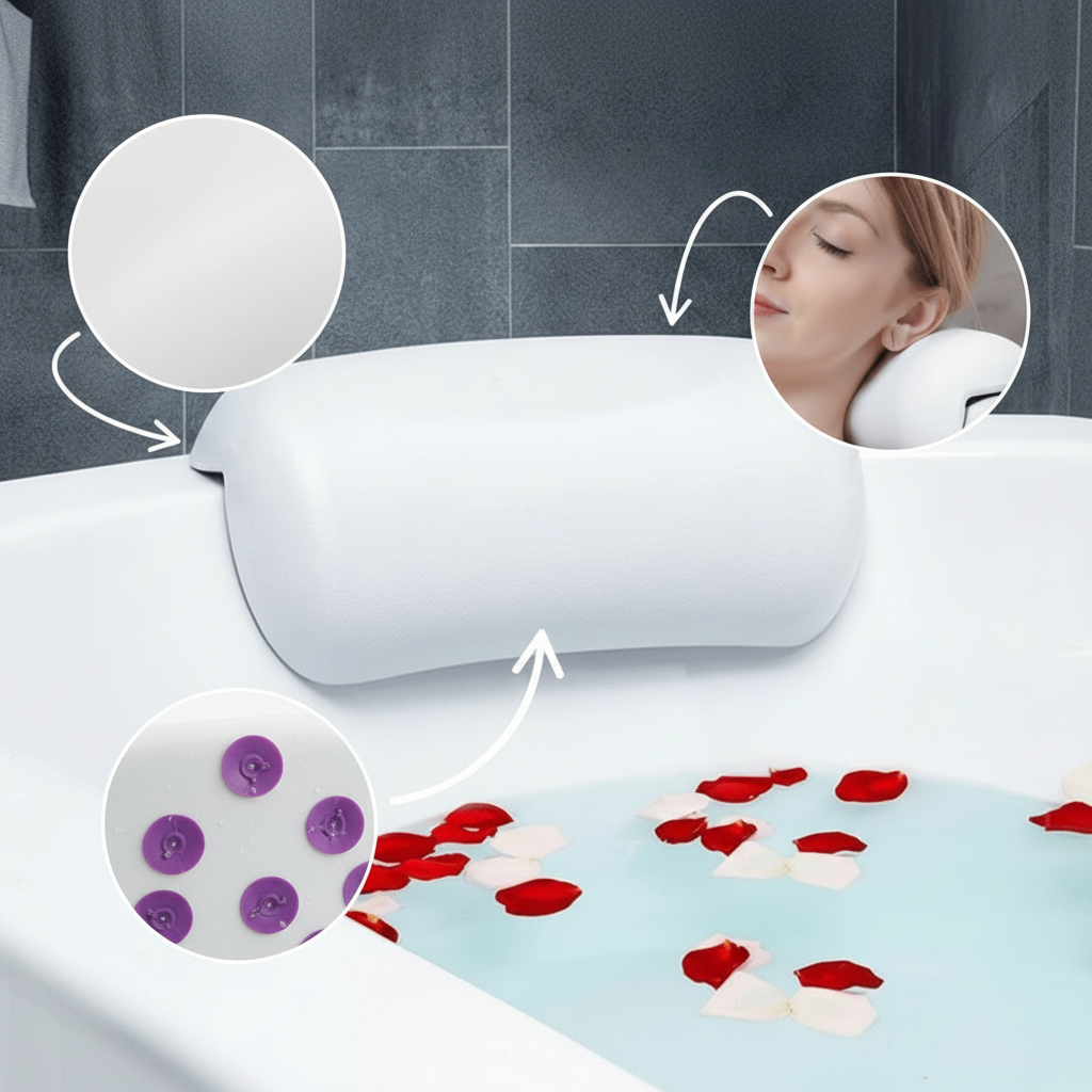 Neck and Shoulder Muscle Tension Relief for Relaxing Baths