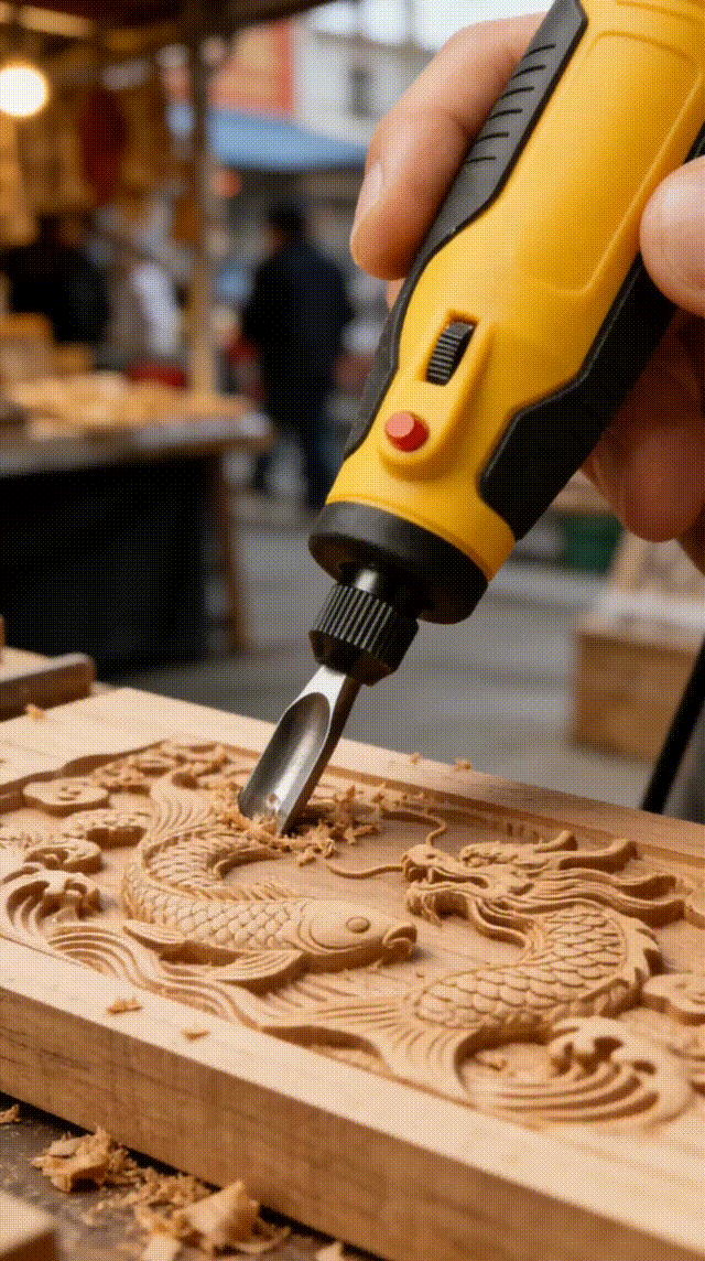 Cordless Mini Carving and Engraving Tool Set | 12,000 RPM