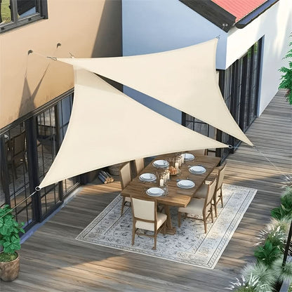 Triangle Sun Shade Sail for Outdoor Use