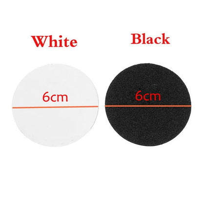 Self-Adhesive Mounting Discs with Hook and Loop | Waterproof & Reusable | 10 Pairs Ø 4 cm