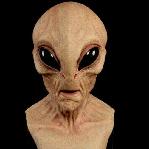 Realistic Alien Mask for Halloween and Cosplay – Silicone and Latex