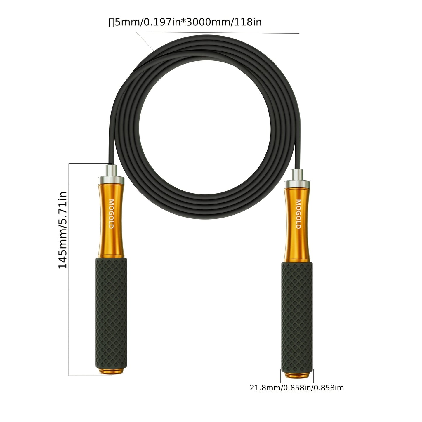 Fitness Jump Rope with Adjustable Length for Endurance Training
