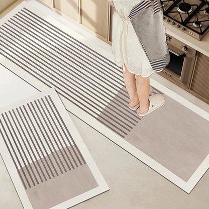 Super-Absorbent Kitchen Mat – Washable & Non-Slip – Oval Shape with Diatomaceous Earth Design for Bathroom & Kitchen
