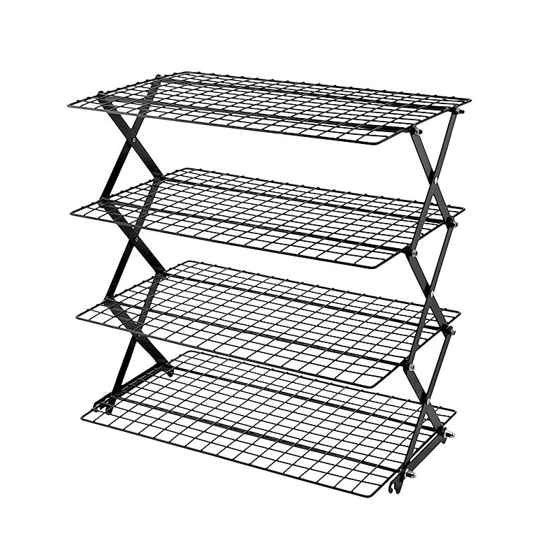 Space-Saving Folding Shelf for Optimal Cooling