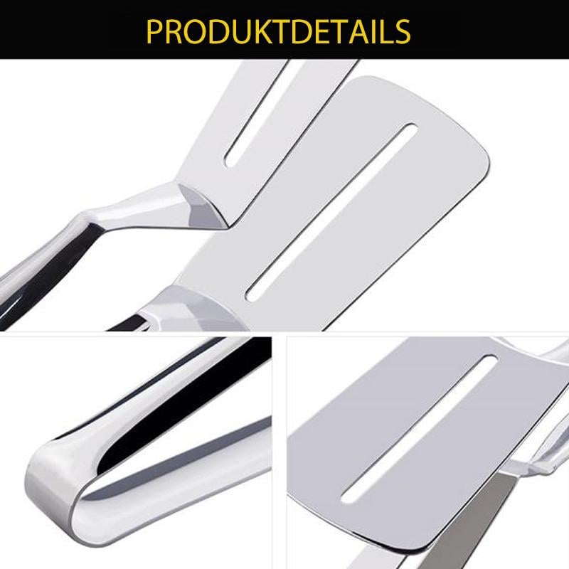 Versatile Stainless Steel Kitchen Tongs and Spatula Combo | 26.2 cm