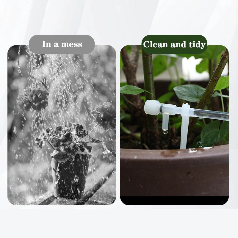 Irrigation Kit for Gardens with Adjustable Valve – Ideal for Potted Plants & Greenhouses