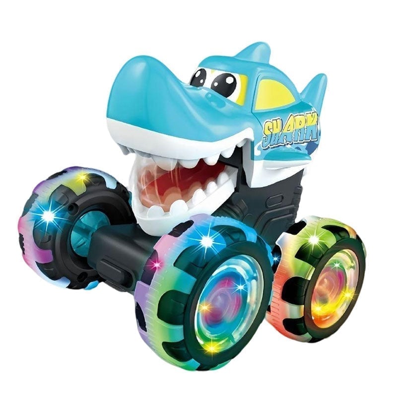 Shark Glide LED Toy Car | 360° Spins & Dazzling Lights | Durable Fun for Kids