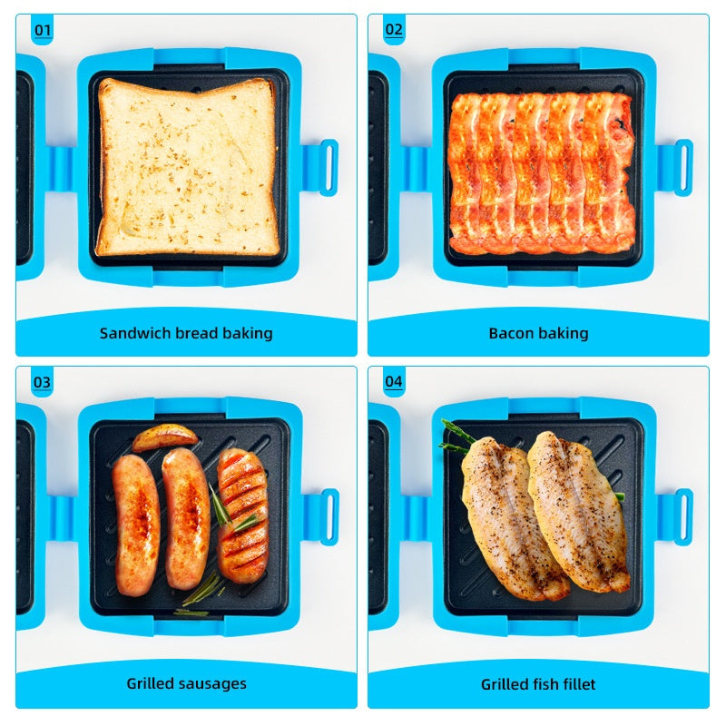 Quick-Crispy Sandwich Maker – Delicious Melty Snacks in Minutes