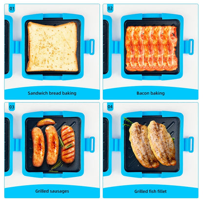 Quick-Crispy Sandwich Maker – Delicious Melty Snacks in Minutes