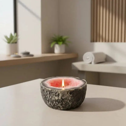 Instant Calm and Peaceful Ambiance in Minutes with Crystal Candle