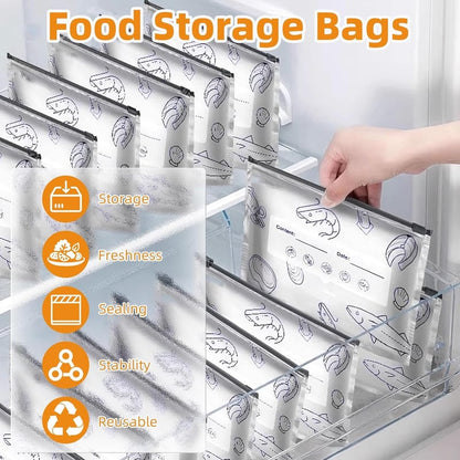 EcoSeal – Reusable Food Storage Bags for Freshness