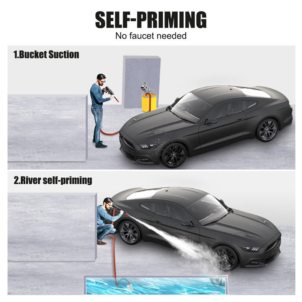 Portable High Pressure Spray Gun - Cordless 600W Water Shooter