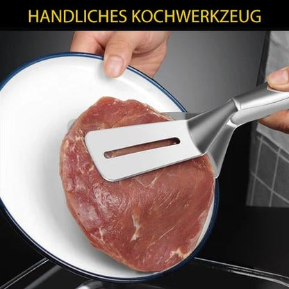 Versatile Stainless Steel Kitchen Tongs and Spatula Combo | 26.2 cm