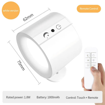 Magnetic LED Wall Light with Remote – BrightNest DuoBeam