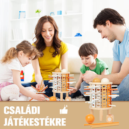 Wood Stacking Game for Improved Focus and Coordination