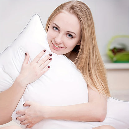 Cooling Bed Pillows for Sleepers – 2-Pack Microfiber Cover for Side, Stomach, Back