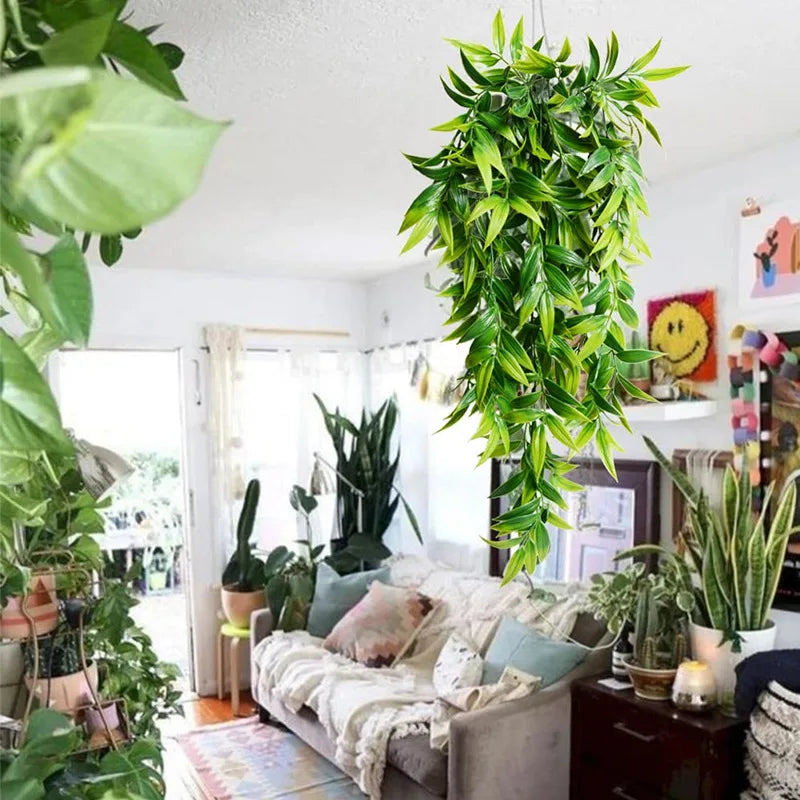 Vibrant Green Bamboo Plant – No Water Needed