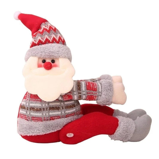 Christmas Curtain Tiebacks – Snowman, Santa & Reindeer Designs | 18×5.5 in