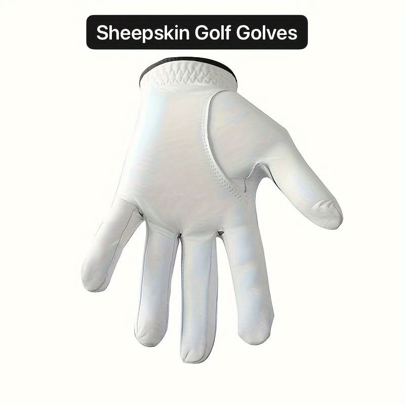 Left Hand Sheepskin Golf Glove for Enhanced Grip