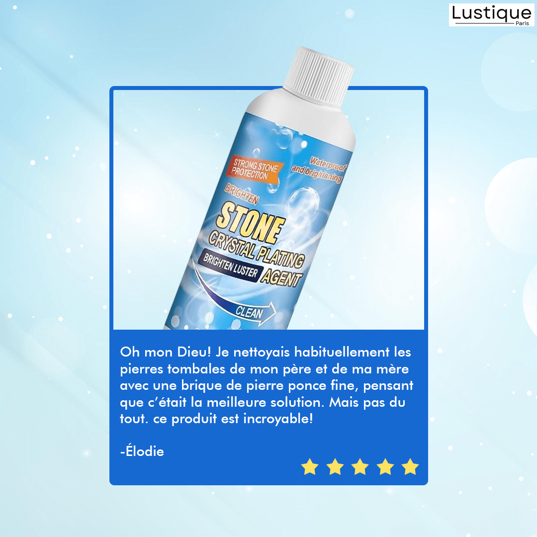 Stone Shield & Shine Cleaner 100 ml | For Marble, Granite, Quartz & Tiles | Water-Repellent Finish with Enhanced Luster